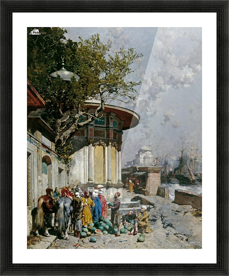 Fontana turca Picture Frame print