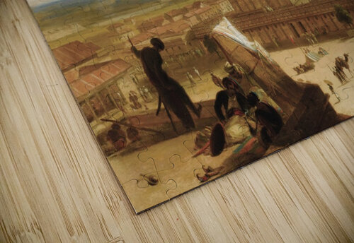 Oriental landscape Alberto Pasini puzzle