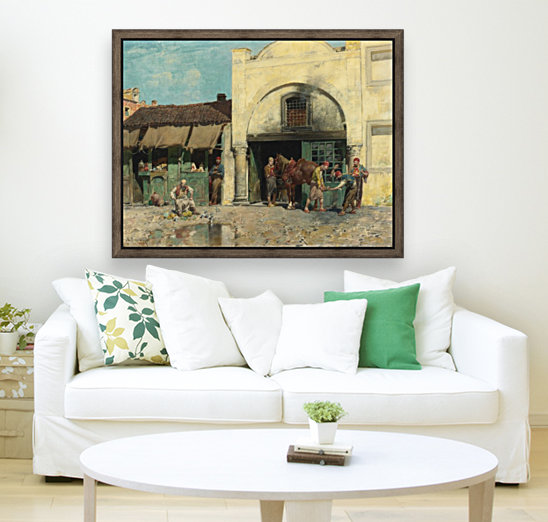 Oriental market Reproduction