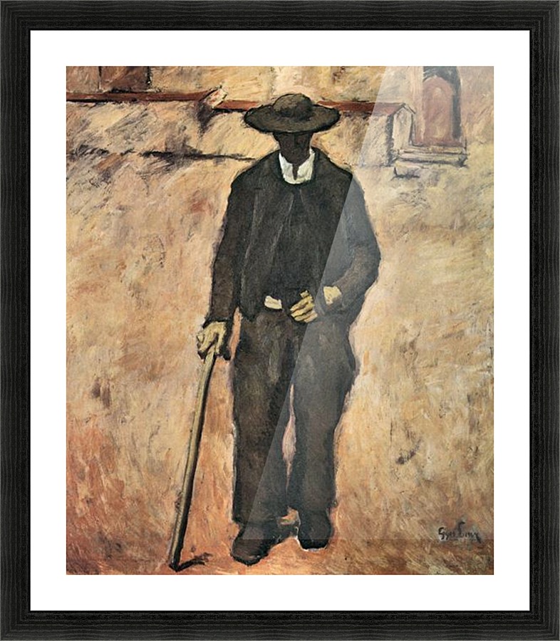Blind Picture Frame print