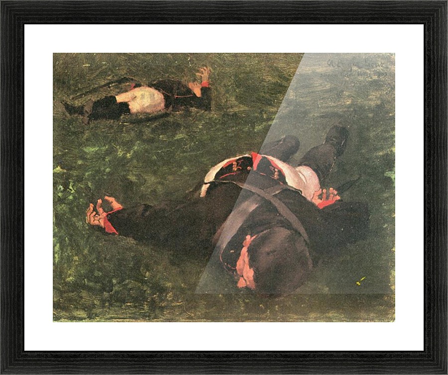 Dead Frenchmen Picture Frame print