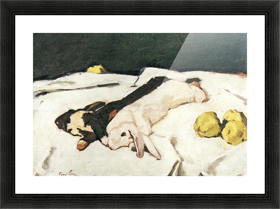 Dead hares Picture Frame print