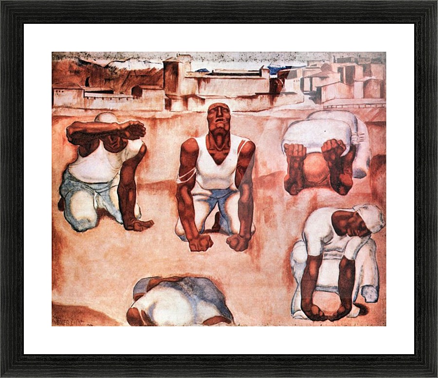 The men Picture Frame print