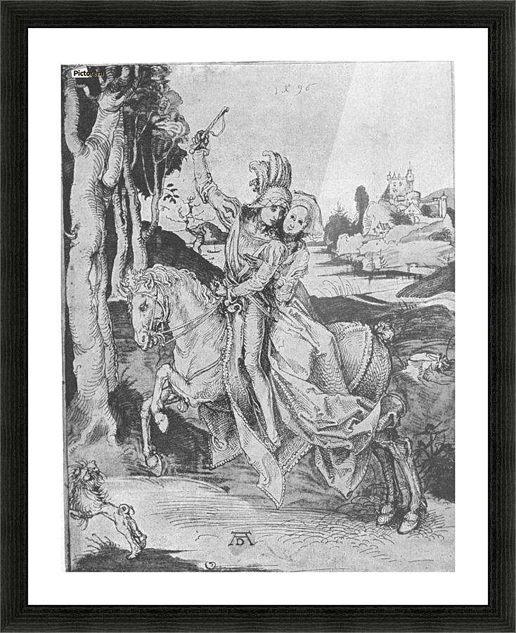 Spazierritt Picture Frame print