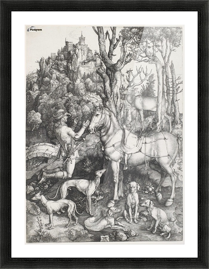 Saint Eustace Picture Frame print