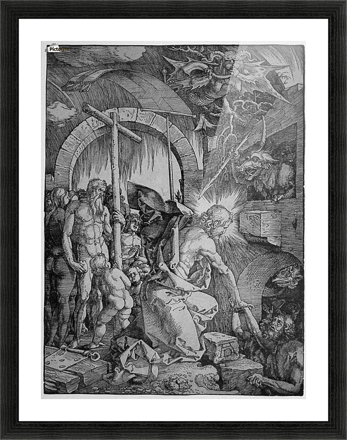 Christ in Limbo Picture Frame print