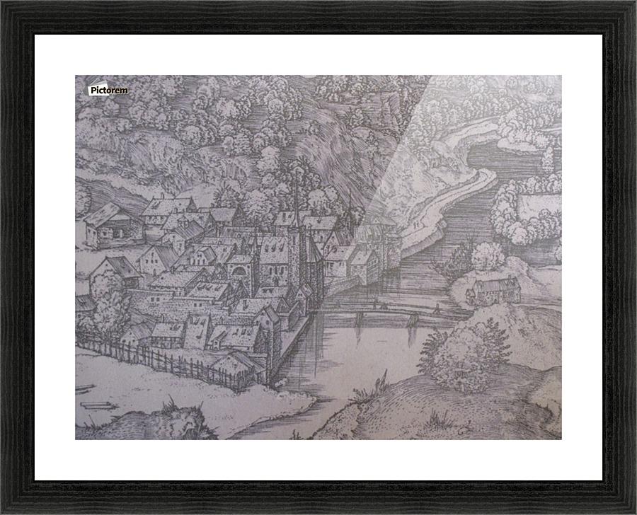 Klausen Town Picture Frame print