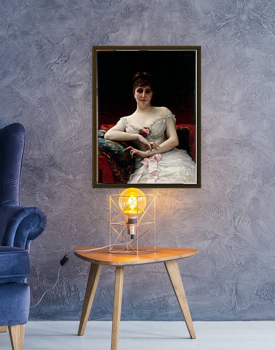 Portrait de Madame Edouard Herve by Alexandre Cabanel
