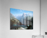 Lake between the cliffs Acrylic Print