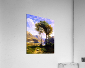 Landscape of two trees Acrylic Print