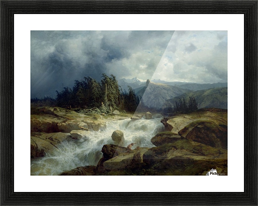 Mountains landscape Picture Frame print