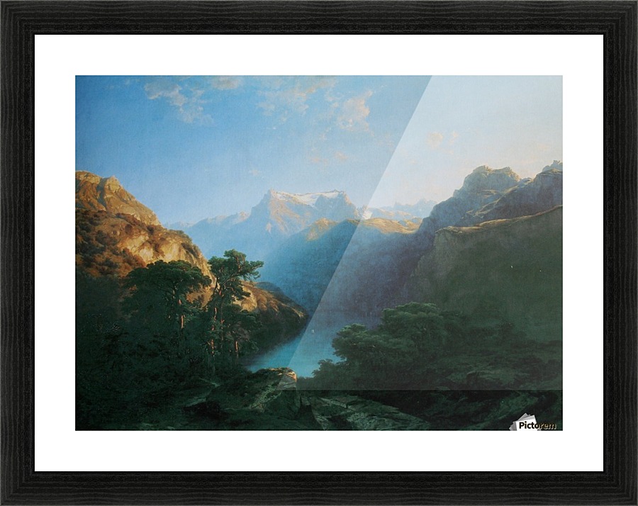 Mentone, 1864 Picture Frame print
