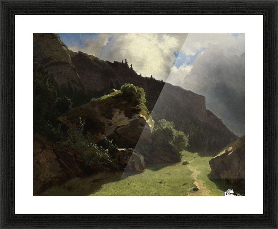 Landscapes and Chalets Picture Frame print