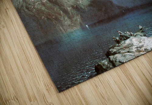 Lake between the cliffs Alexandre Calame puzzle