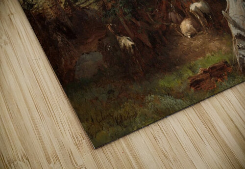 A fallen tree in the forest Alexandre Calame puzzle