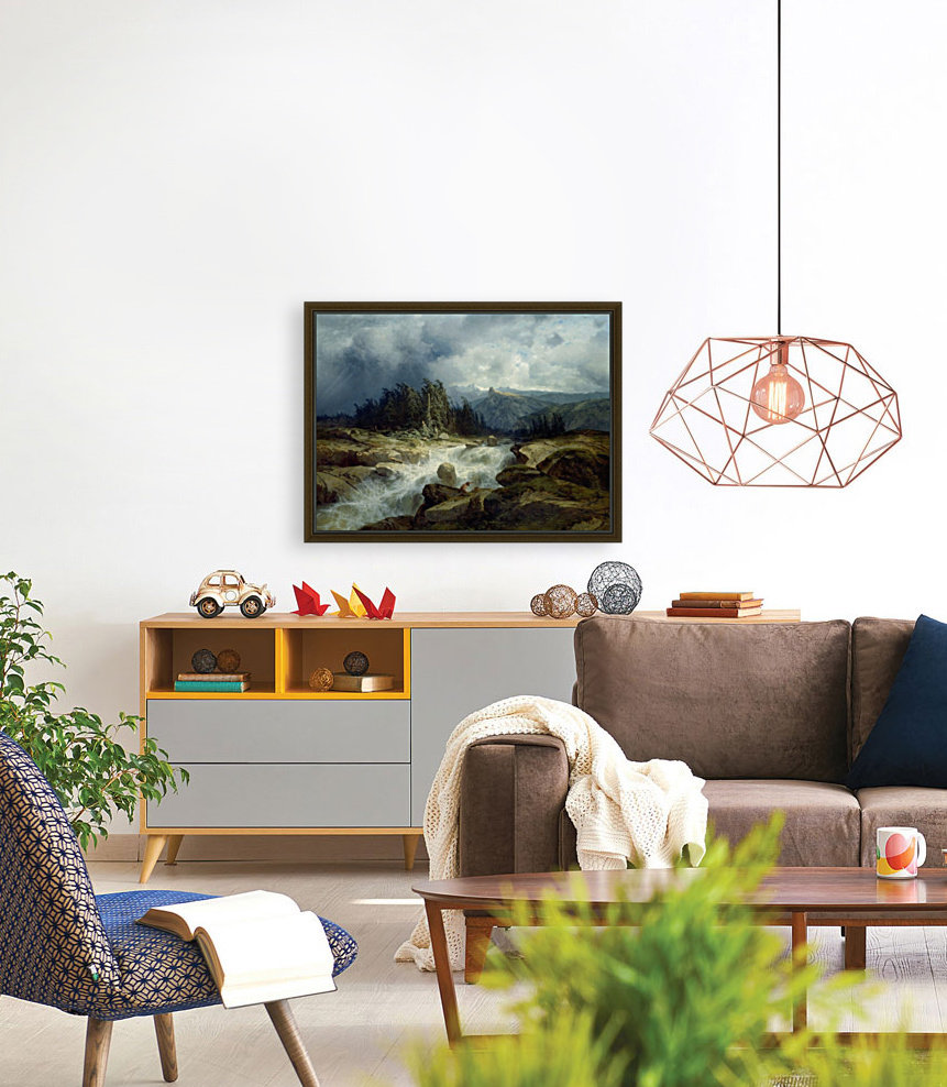 Mountains landscape Reproduction