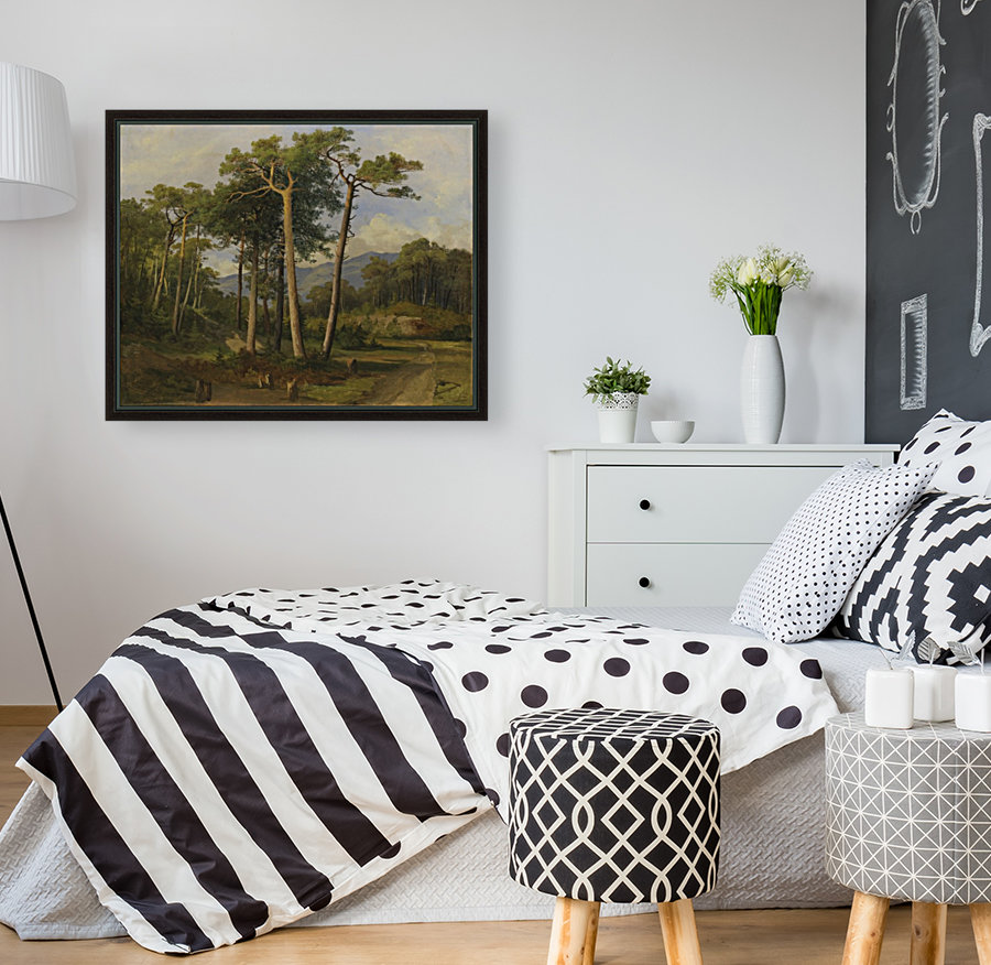 A forest landscape Reproduction