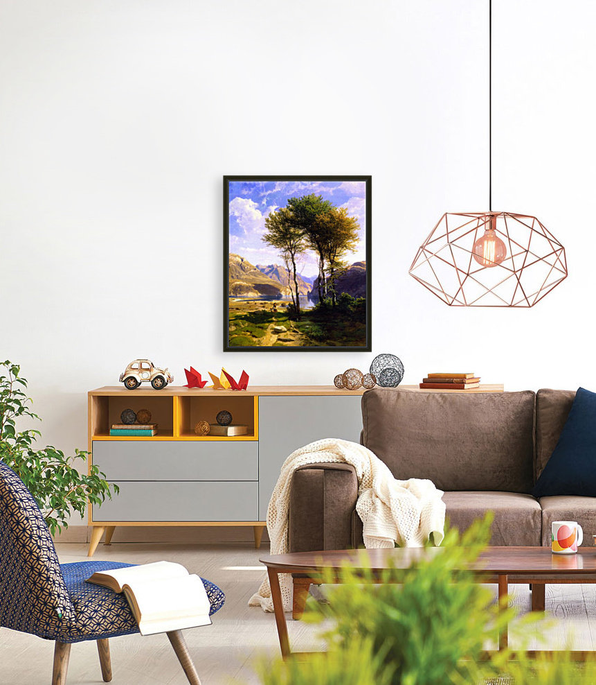Landscape of two trees Reproduction