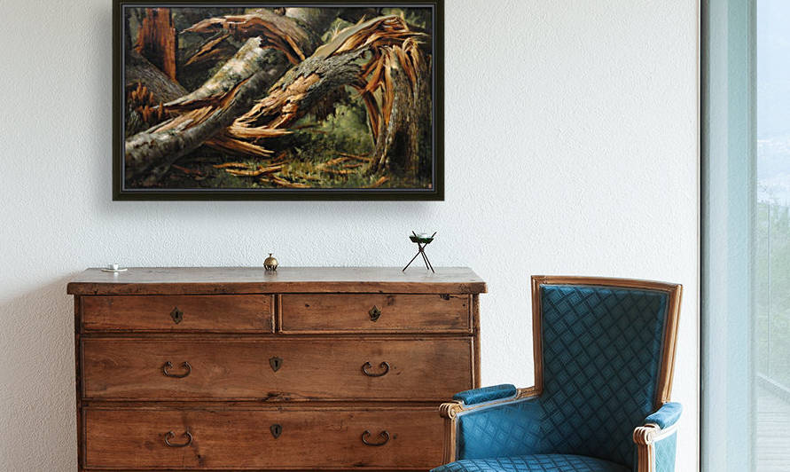 Fallen tree Reproduction
