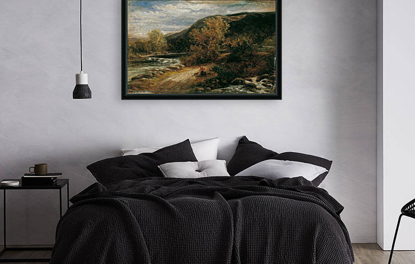 A river from the mountains Reproduction
