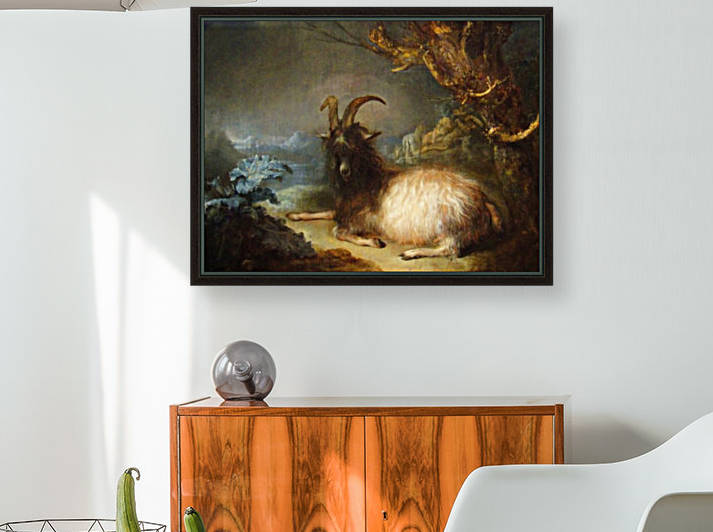 Landscape with a goat Reproduction