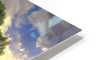 Landscape with Oaks HD Metal print