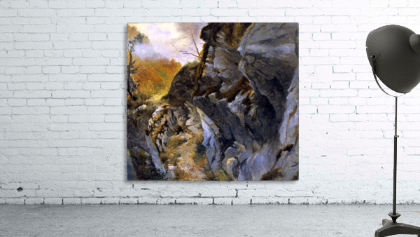 Landscape with cliffs Wall Preview