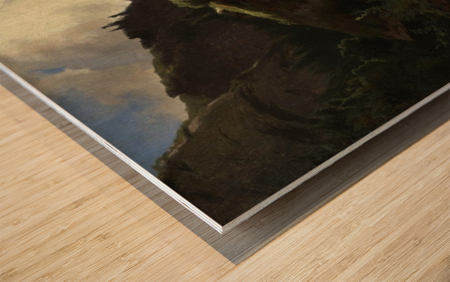 Landscapes and Chalets Wood print