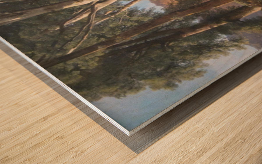 The Sycamores Wood print