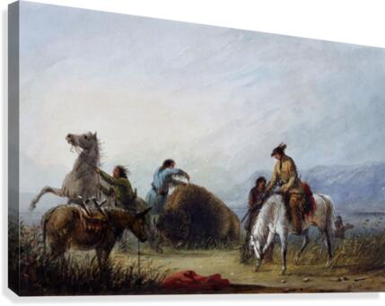 Taking the Hump Rib Canvas Print
