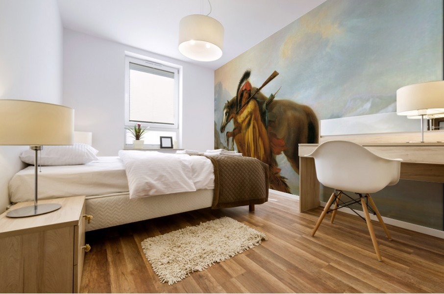 The Scalplock Mural print