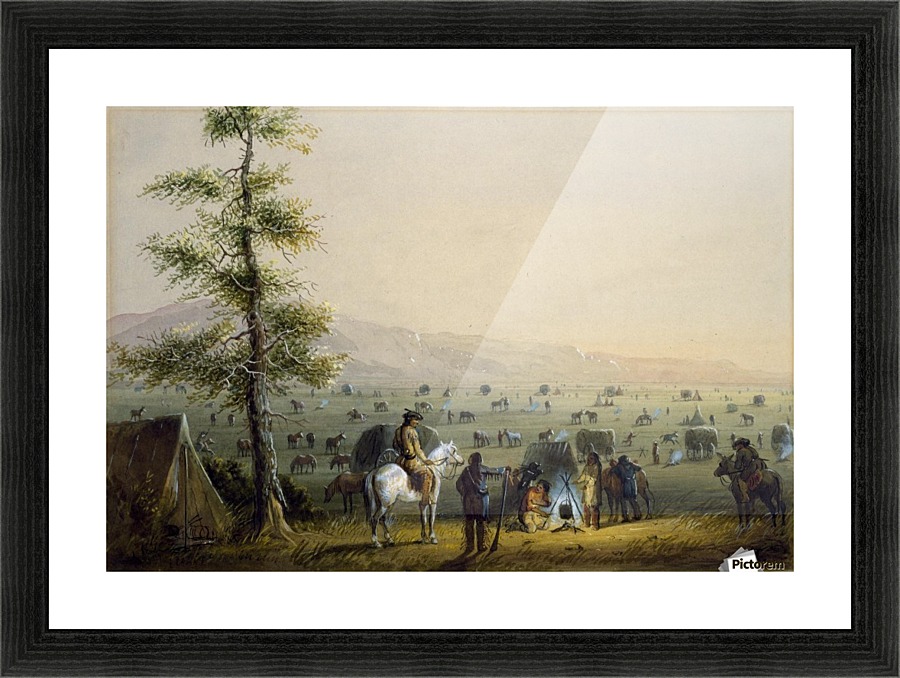 Our Camp Picture Frame print