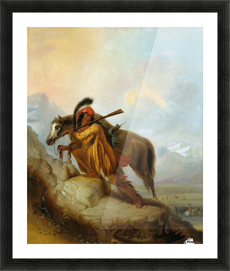 The Scalplock Picture Frame print