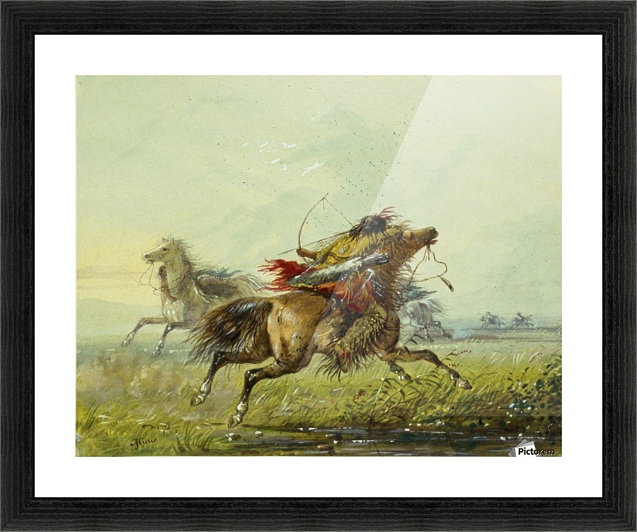 Dodging an Arrow Picture Frame print