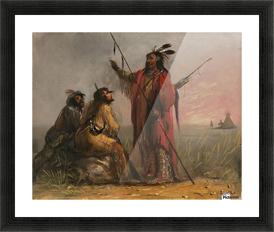 The Indian Guide Picture Frame print