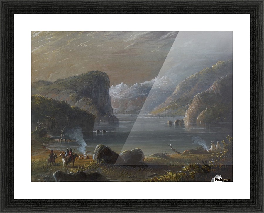 Lake Scene Picture Frame print