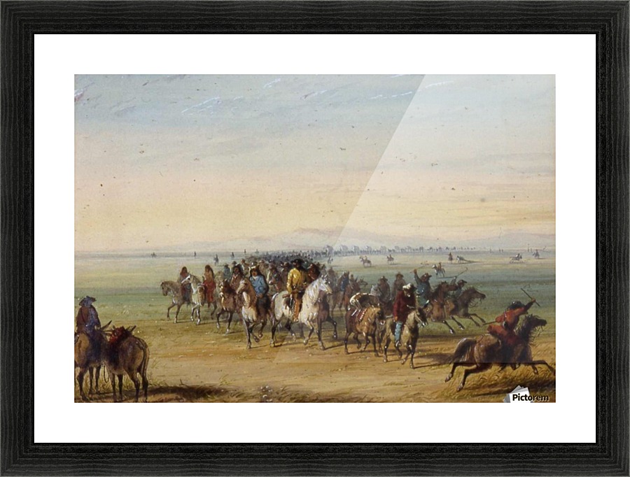 Caravan en Route Picture Frame print