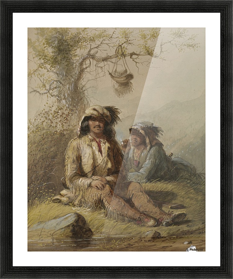 Trappers Picture Frame print