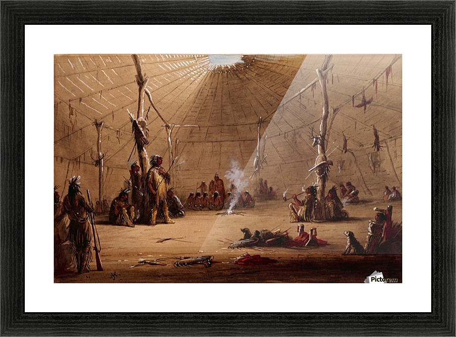 Indian Lodge Picture Frame print