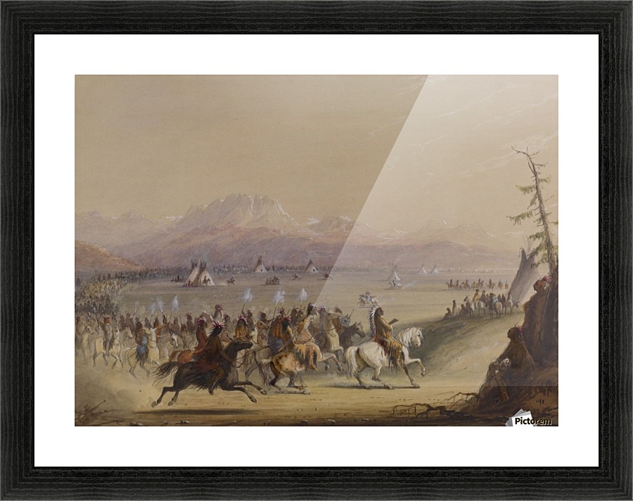 Cavalcade Picture Frame print