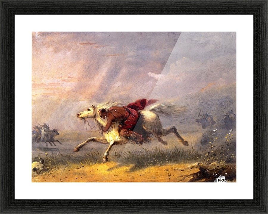 War Path Picture Frame print