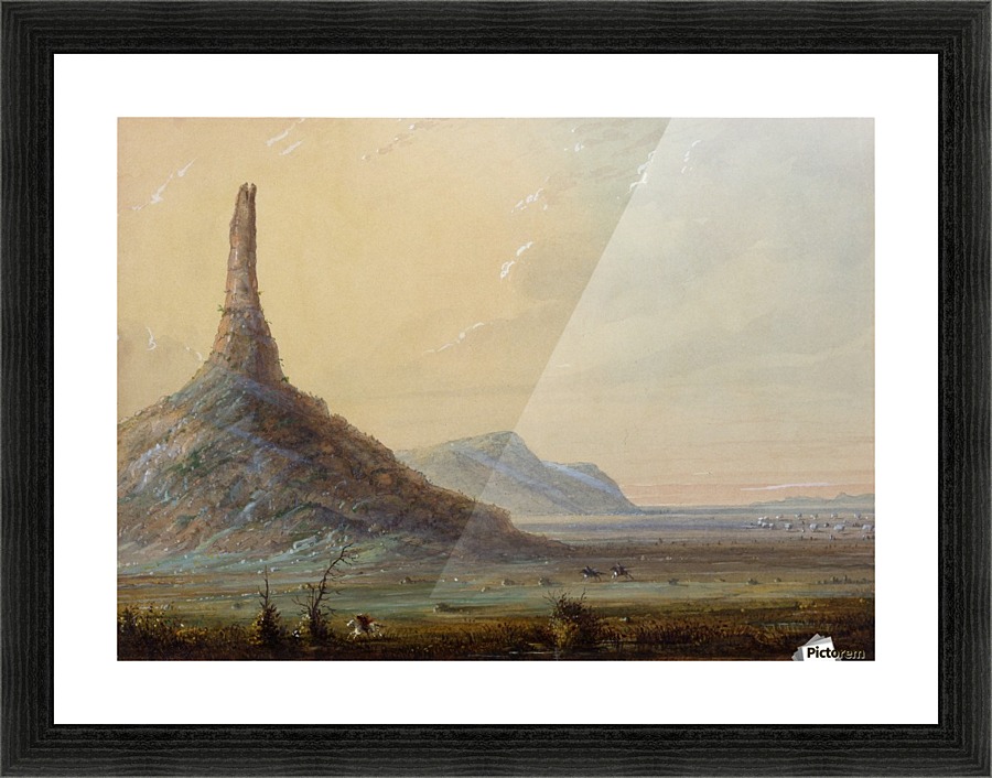 Chimney Rock Picture Frame print