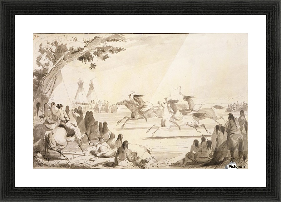 Indian Race Picture Frame print