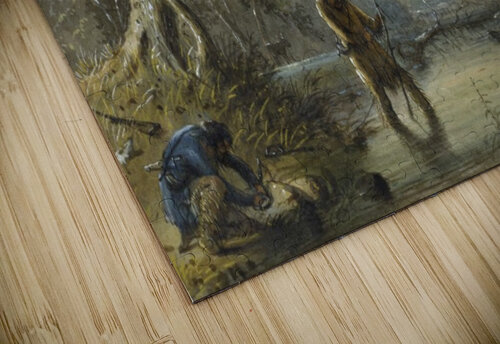 Trapping Beaver Alfred Jacob Miller puzzle
