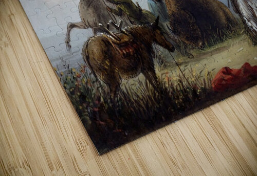Taking the Hump Rib Alfred Jacob Miller puzzle