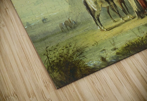 Camp Scene Alfred Jacob Miller puzzle