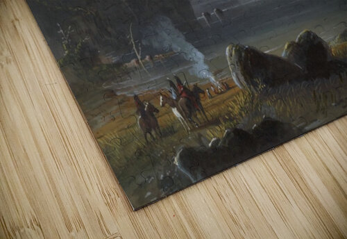 Lake Scene Alfred Jacob Miller puzzle