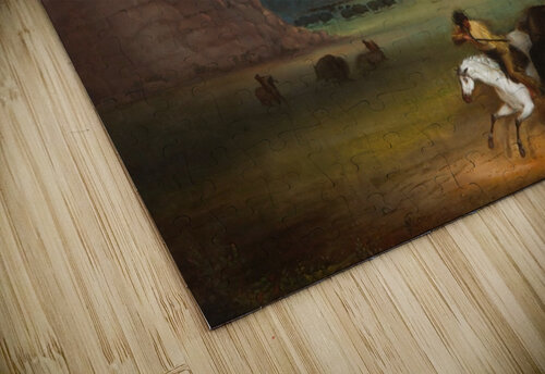 Buffalo Hunt Alfred Jacob Miller puzzle