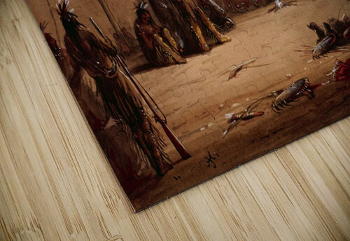 Indian Lodge Alfred Jacob Miller puzzle