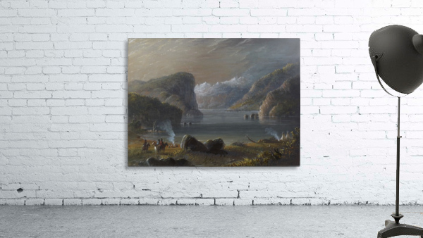 Lake Scene Wall Preview